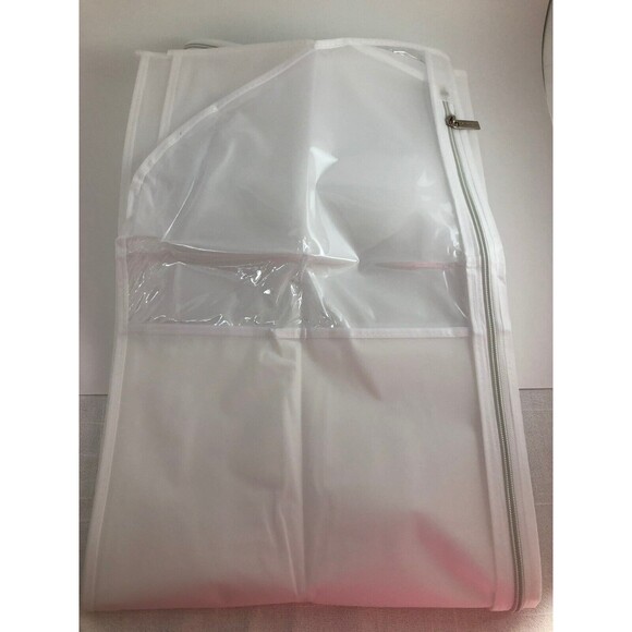 54” PEVA Hanging Translucent Garment Bags with Zipper for Storage 4 Pack - Picture 1 of 2